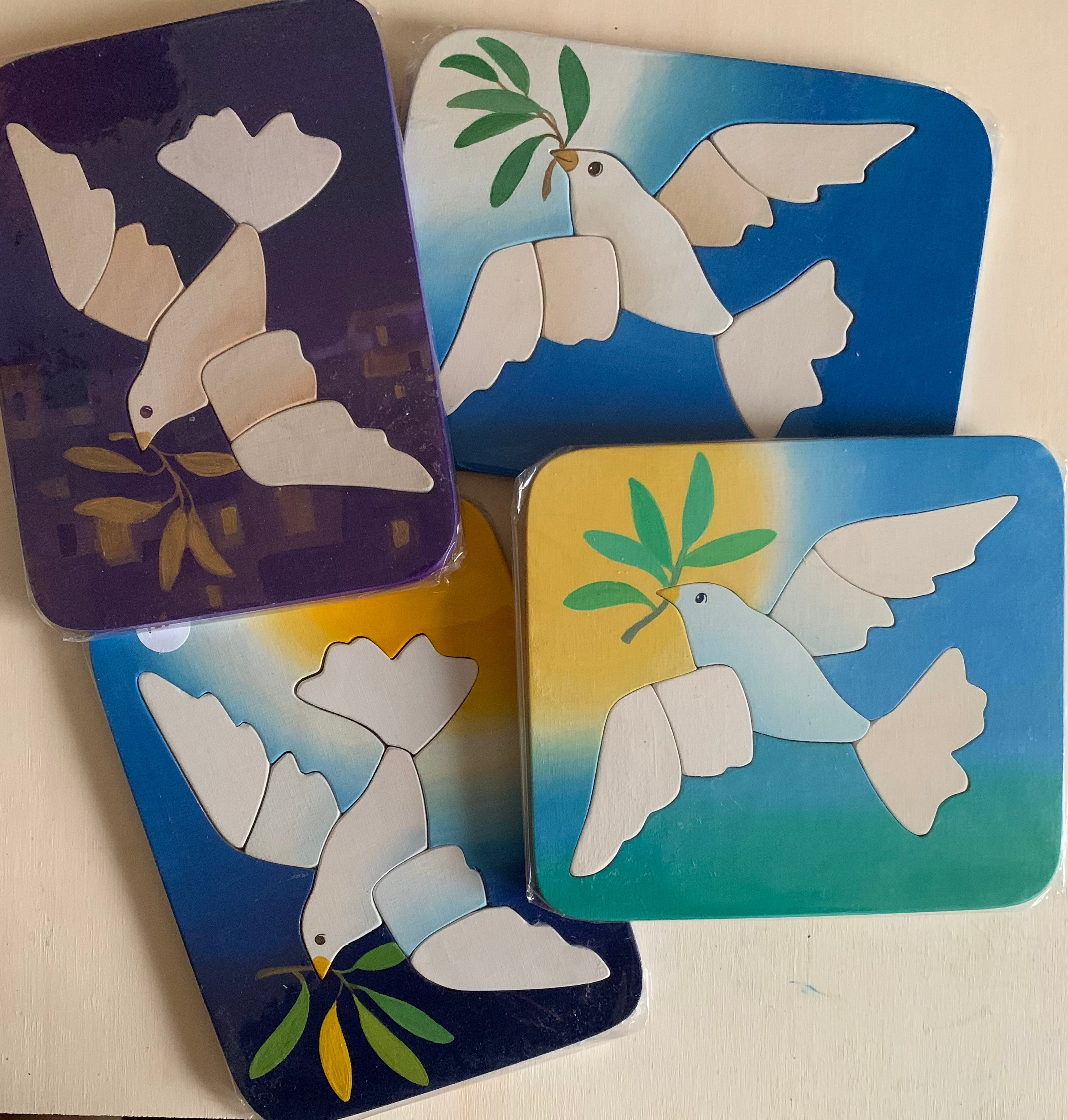 Taube mit Friedenszweig