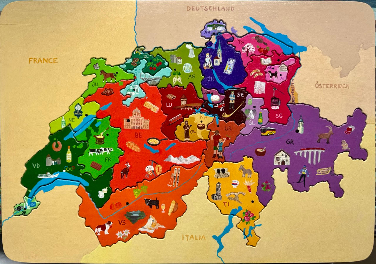 Carte de Suisse puzzle